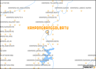 map of Kampong Banggol Batu