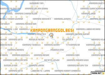 map of Kampong Banggol Besi