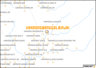 map of Kampong Banggol Binjai