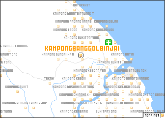 map of Kampong Banggol Binjai