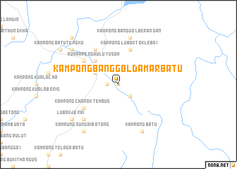 map of Kampong Banggol Damar Batu