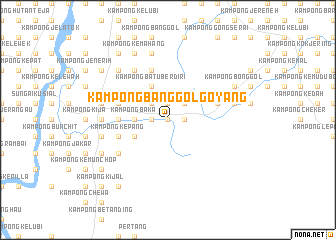 map of Kampong Banggol Goyang