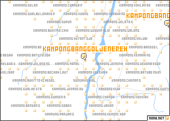 map of Kampong Banggol Jenereh