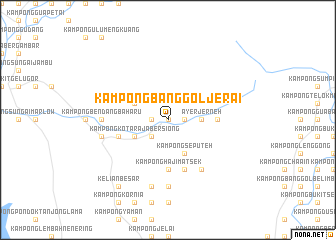 map of Kampong Banggol Jerai