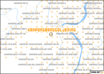 map of Kampong Banggol Jering