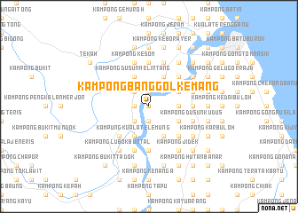 map of Kampong Banggol Kemang