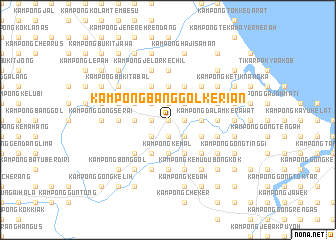 map of Kampong Banggol Kerian