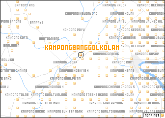 map of Kampong Banggol Kolam