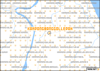 map of Kampong Banggol Lepah