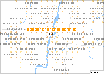 map of Kampong Banggol Nangka