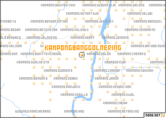 map of Kampong Banggol Nering