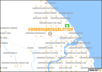 map of Kampong Banggol Nyior