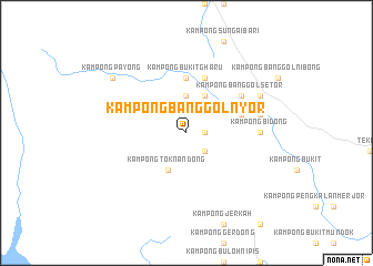 map of Kampong Banggol Nyor