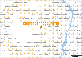 map of Kampong Banggol Petai