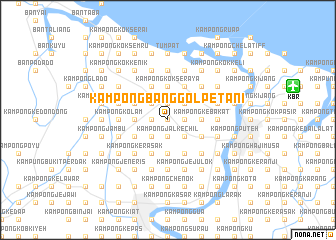 map of Kampong Banggol Petani