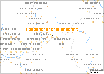 map of Kampong Banggol Pompong