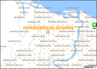 map of Kampong Banggol Sekupang