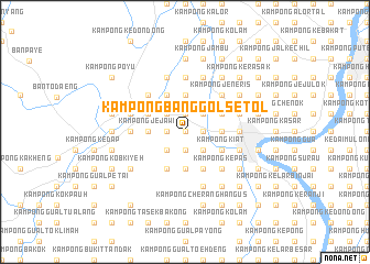 map of Kampong Banggol Setol