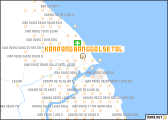 map of Kampong Banggol Setol