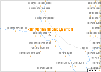 map of Kampong Banggol Setor