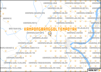 map of Kampong Banggol Tempoyak