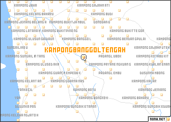 map of Kampong Banggol Tengah