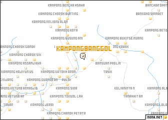 map of Kampong Banggol