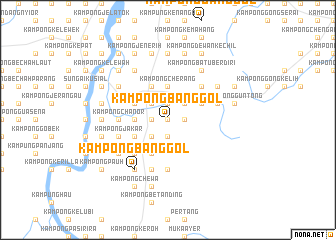 map of Kampong Banggol