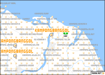 map of Kampong Banggol