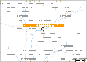 map of Kampong Banggor To Dong