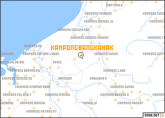 map of Kampong Bangkahak