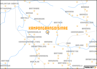 map of Kampong Bangoi Sinae