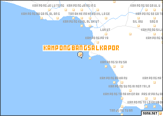 map of Kampong Bangsal Kapor