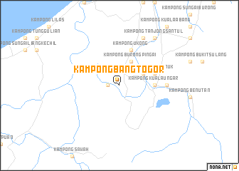 map of Kampong Bang Togor