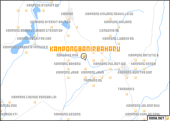 map of Kampong Banir Baharu