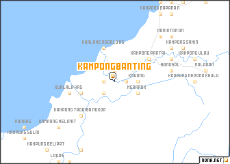 map of Kampong Banting