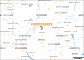 map of Kampong Bare