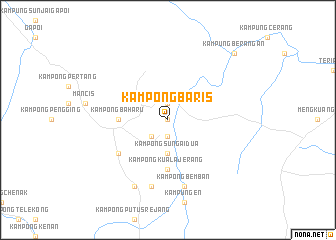 map of Kampong Baris