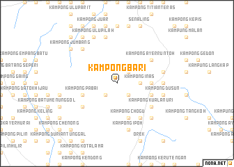 map of Kampong Bari