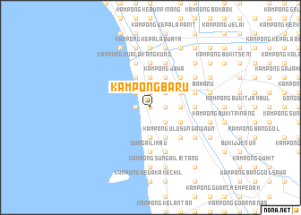 map of Kampong Baru