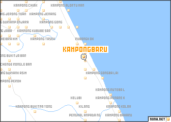 map of Kampong Baru