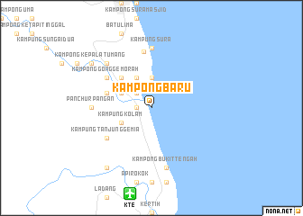 map of Kampong Baru