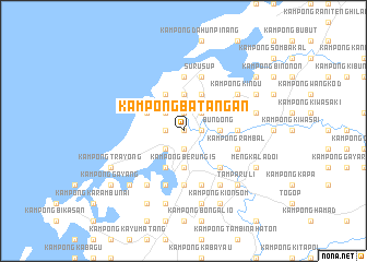 map of Kampong Batangan