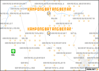 map of Kampong Batang Benar