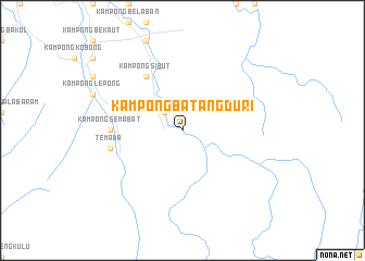 map of Kampong Batang Duri