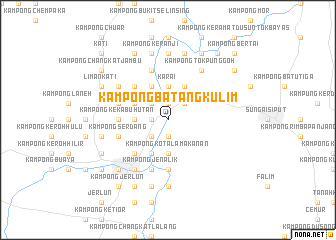 map of Kampong Batang Kulim