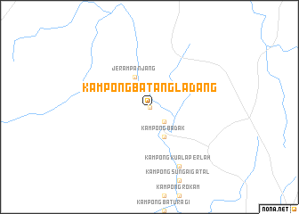 map of Kampong Batang Ladang