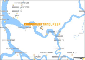 map of Kampong Batang Lassa