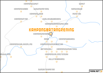 map of Kampong Batang Rening