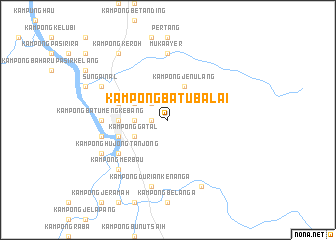 map of Kampong Batu Balai